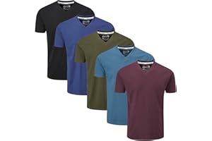 Charles Wilson Paquete 5 Camisetas Cuello Pico Lisas