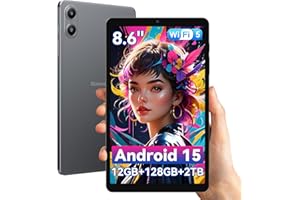 Blackview Link2 8 Pollici Tablet Android 15, 1340 * 800 Display, 12GB RAM + 128GB ROM/1TB TF, Tablet in Offerta, Gemini AI 2.0, Face ID, Widevine L1/5G WiFi/5000mAh/8MP + 5MP/GPS/OTG/OTA/Bluetooth5.0