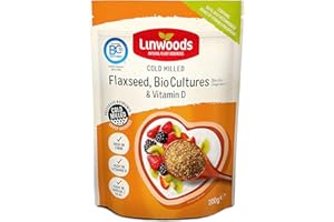 Graines de lin LINWOODS, probiotique et vitamine D, 200 g