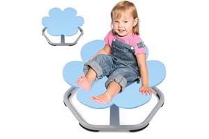 Yosamy Sensory Spinning Chair for Autism,Spinning Chair for Autism Metal Base Non-Slip Sitting,Educational Special Needs Resource Improving Physical Coordination,Sensory Toys for Autism (Blue)