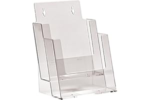 Taymar Two Tier Dispenser for A5 Leaflets and Brochures(Pack of 1)