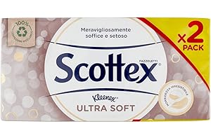 SCOTTEX Kleenex - Pañuelos de Papel , Ultrasuaves, 2 unidades