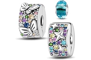 HappyStar Charme Argent Sterling 925 Femmes Perles Charm,Compatible PourPandora & Européen les bracelets et les colliers Charms de combinaison, cadeau pour les sœurs et les amoureux