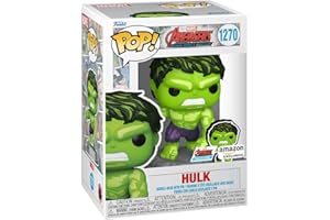 Funko Pop! Marvel: A60- Comic Hulk With Enamel Pin - Marvel Comics- Exclusivité Amazon - Figurine en Vinyle à Collectionner - Idée de Cadeau - Produits Officiels - Comic Books Fans