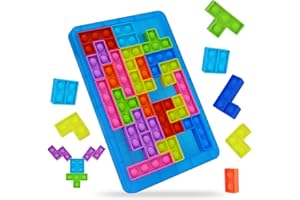 KISS BABY Silicone Sensory Fidget Toys for Kids Boys Girls, Puzzle Pop Game for Kids Adults Anti-Stress & Relax Squeeze Toys - Best Puzzle Gifts