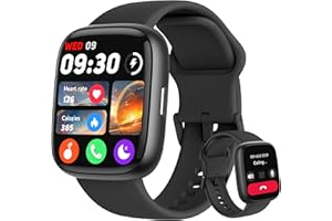 LODIMEKE Smart Watch, Alexa Built-in, Answer/Make Calls 44mm Smartwatch Women Men, 1.83'' Sports Watch IP68 Waterproof, Heart Rate SpO2 Sleep Stress Monitor, Step Counter Watch for Android & iOS Phone