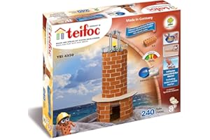 Teifoc Eitech Coast Lighthouse Stone Construction Kit TEI4350