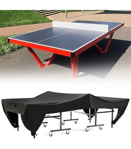 SOONHUA Copertura Per Tavolo Da Ping Pong - Impermeabile Antipolvere In Tessuto Oxford Per Interni Ed Esterni - Foto 7