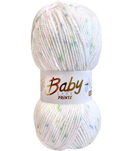 Stylecraft Bambino Prints DK 100g – Gomitolo Lana Acrilica 268m, Colore Marmi 3833, Ferri 4mm