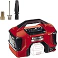Einhell Compressore ibrido cavo e batteria PRESSITO Li – Solo Power X-Change (220V, 18 V, pompa ad alta e bassa pressione, 11