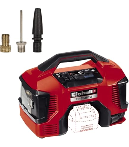 Metabo - Compressore a batteria 18V, senza batteria e caricabatterie