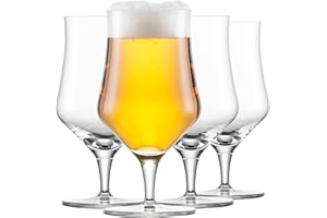 SCHOTT ZWIESEL Verres universel Beer Basic 0,3l (set de 4), verre à bière classique pour Craft Beer, verres en cristal Tritan résistant au lave-vaisselle, fabriqué en Allemagne (art. n° 130013)