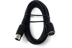 Maincore Midi 5 pin DIN Extension 2.5m long Male to Female Audio Cable Lead Cord Adapter
