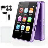 32 GB MP3 Player with Bluetooth 5.3 with Speaker, 2.8 inch Touch Screen | For children, HiFi sound quality, FM radio, voice r