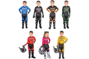 WULF ATTACK Motorrad Kinder RENNANZUG WULFSPORT FORTE Neues 2020 Motocross Quad Enduro ATV MX Pit Sport Junior Hosenhemd Kit