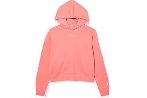 Champion American Classics-Small Script Logo Boxy Sudadera con Capucha para Niñas
