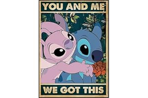 AIRDEA Love Diamond Painting Kits for Adults Kids, DIY Cartoon Diamond Painting Kits 5D Round Full Drill Cartoon Diamond Art Kits Cross Cartoon Paint by Numbers We Got This Gem Painting Art 12x16 inch