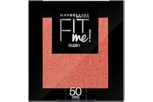 Maybelline New York Fit Me Blush Colorete en Polvo Mate, para Todo Tipo de Pieles, Tono 50 Wine
