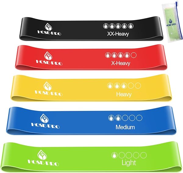Exercise Resistance Bands Set for women and Men Physio Bands Resistance with 5 Different Resistance Levels for Men/Women