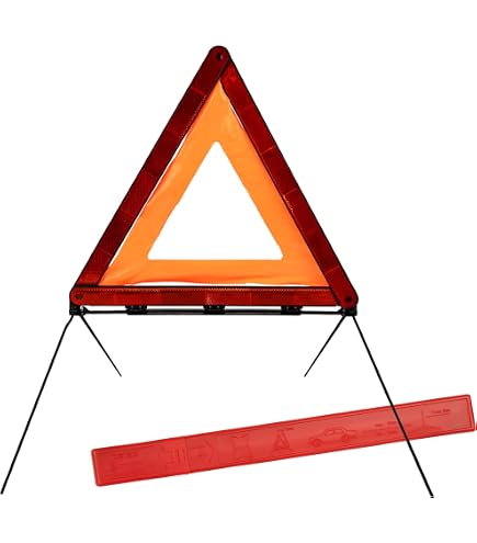 Genuine BMW Warning Triangle – Emergency Breakdown Safety Kit, Part 71 60 6 770 487