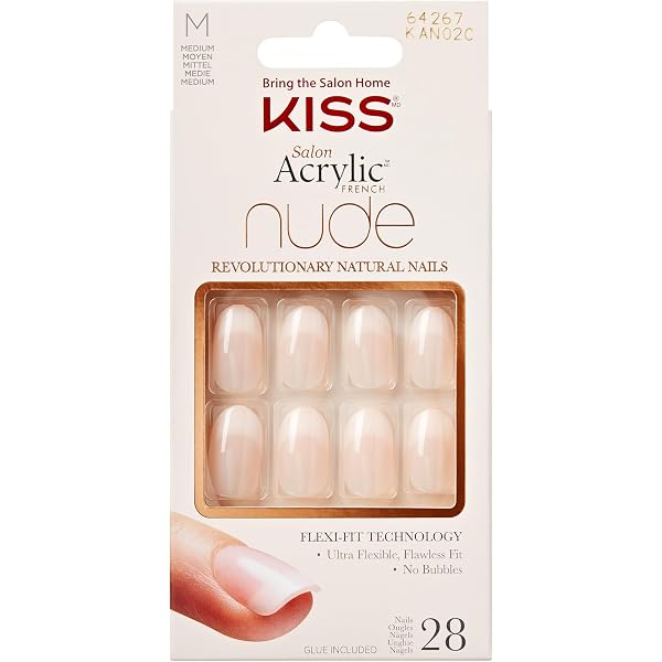 SIRLOMU 24 Stück French Tip Press-on Nails – Chrom Glänzend, Mandelform, Mit Nagelset, Wiederverwendbar