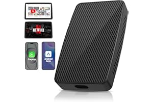 VeloBlast Play2Video AI Box con Netflix, YouTube, IPTV, Adattatore Video Multimediale Wireless 3-in-1 CarPlay & Android Auto, 2+16G Android 12 per auto cablate dal 2016, converte cablato in wireless