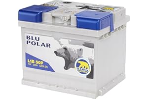 Baren Batteria Auto Flooded L1B 50P 12V 50Ah 520A, Batteria Auto Blu Polar ad Acido Libero per Veicoli Tradizionali, Made in Italy, Senza Manutenzione, Pronta all'uso, Batteria Alta Affidabilità
