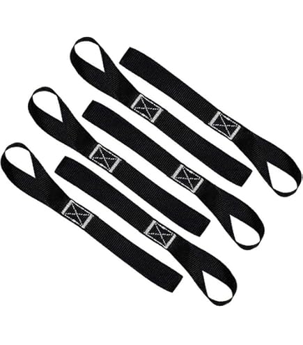 Buy 6 Pack Soft Loop Tie Down Straps, Ratchet Straps Heavy Duty Tie Down Strap, Black Ratchet Tie Down Straps For Securing Cargo On Truck Atv Utv - View #5