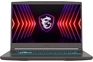 MSI Thin 15 B12UCX-1682XES Ordenador Portátil Gaming 15.6" FHD 144Hz (Intel Core i5-12450H, 16GB RAM, 512GB SSD, RTX 2050-4GB, Sin Sistema Operativo) Cosmos Gray, Teclado QWERTY Español