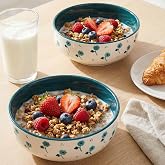 Seramik Salata Kasesi, Yulaf Granola ve Kahvaltı Kasesi, Sağlıklı Beslenme ve Diyet Kabı, Smoothie Bowl, A&ccedil;ai Bowl, &Ccedil;orba Ser