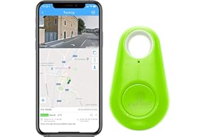ReFind Smart tracker. Mini GPS Bluetooth locator. For finding Keys, luggage, possetions, pets. Compact AIR I TAG blue, pink, green, black, white. (Green)