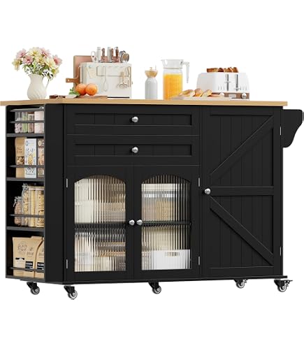 Ilot central de cuisine - chariot à roulette avec plateau extensible - 3 tiroirs et 2 portes - Blanc | Leroy Merlin Ilot central de cuisine - chariot à roulette avec plateau extensible - 3 tiroirs et 2 portes - Blanc | Leroy Merlin