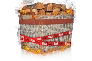 OAKAGE® Holzkorb für Kaminholz Groß aus Weide Kaminholzkorb Feuerholzkorb Brennholzkorb Weidenkorb Kaminkorb | Korb Kaufen