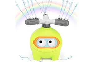 SACEMONTIC Jouet d'eau de Grenouille d'extérieur pour Enfants 3 4 5 6 7 garçon et Fille de 8 Ans, Enfants Sprinkler Jeux d'extérieur Jouets de Jardin pour Eau extérieure Jouer