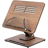 Vigo Wood - DYKOS Y&uuml;kseklik Ayarlanabilir Katlanabilir 360&ordm; D&ouml;nebilen Kitap Okuma ve Laptop Standı