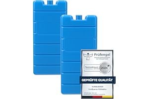 VonBueren 2 – 30 piatti refrigeranti per borsa termica | 12 ore di raffreddamento | circa 200 g per batteria di raffreddamento | circa 7,4 x 16,7 x 2,1 cm