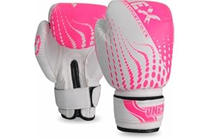 ONEX Junior/Kids Boxing Gloves Sparring Pro 2oz-4oz Punch Bag Fight MMA Muay Thai Grappling Fight Mitts Martial Arts Training Kickboxing Punching Glove