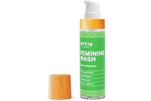 PIXIE CUP Pixie Menstrual Cup Cleaner Wash + Foaming Dispenser + More Wash in Bottle Than Any Other Brand + All Organic and Natural Ingredients + Healthy and Safest Way to Sterilize Your Period Cup