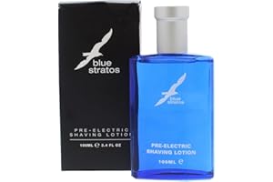 SIX PACKS of Blue Stratos Pre-Electric Shaving Lotion 100ml