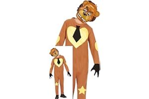 FIESTAS GUIRCA Disfraz de Peluche Robot Asesino para niño - Disfraz de Marioneta Asesino - Disfraces de Halloween para niño