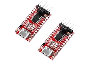 AYWHP 2 Stück FT232RL USB TTL USB-C zu TTL Seriell Konverter Adaptermodul für 3,3V und 5V kompatibel mit Arduino