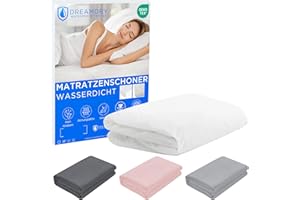 ‎DREAMDRY Dreamdry Matratzenschoner 140x200cm - Inkontinenzunterlage waschbar, Matratzenschoner 140x400, wasserdichte Matratzenauflage, Nässeschutz