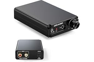 INNOMAKER RCA to Headphone Amplifier HiFi RCA to 3.5mm Headphone Amp Stereo Audio Gain Support Impedance 32-600Ω Headset