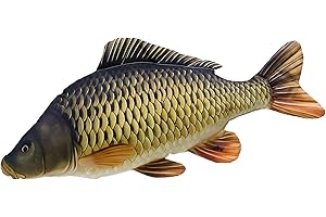 GABY Fish Pillows Dekoratives Kissen in Form eines echten Fisches, Mini Gemeine Karpfen