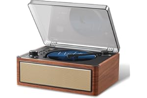 G Keni CD Player Bluetooth 5.0 mit Radio & AUX - Tragbarer Stereo CD-Spieler mit 3000 mAh Akku, Doppel-Lautsprechern, LED-Display, Klinke & Bluetooth Sender Ältere, Kinder