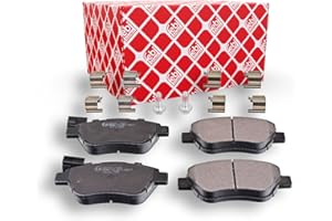 febi bilstein 16876 Brake Pad Set with fastening material, 1 unit