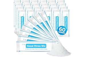 AVIDA · ZEN AVIDA ZEN Sel Nasal - Lavage Nez Adultes - Sachets de 2.7g de Sel pour Rinçage Nasal - LOT de 60 sachets - Idéal pour Kit d'Irrigation Nasale Pour Adultes et Enfants