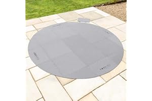 CosySpa Whirlpool Bodenschutz – Bodenmatte für Whirlpools aus Schaumstoff | Runde Bodenplane | Schaumstoffmatte für Whirlpool oder Pool | Whirlpool-Zubehör (10 mm Dicke)