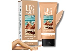 HERBENJOY Leg Makeup Concealer Full Coverage,No Transfer Waterproof Cover Varicose Veins Cream,Flawless Leg Makeup Cream To Cover Veins,Long Lasting Body Make up,LegAnd Body Scar Tattoo Cover Up #02