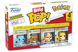 Funko Bitty Pop! Pokemon - Squirtle - 4 Packet Une Mini-Figurine Mystère en Surprise - 2.2 Cm Collectionnable - Étagère Empilable Incluse